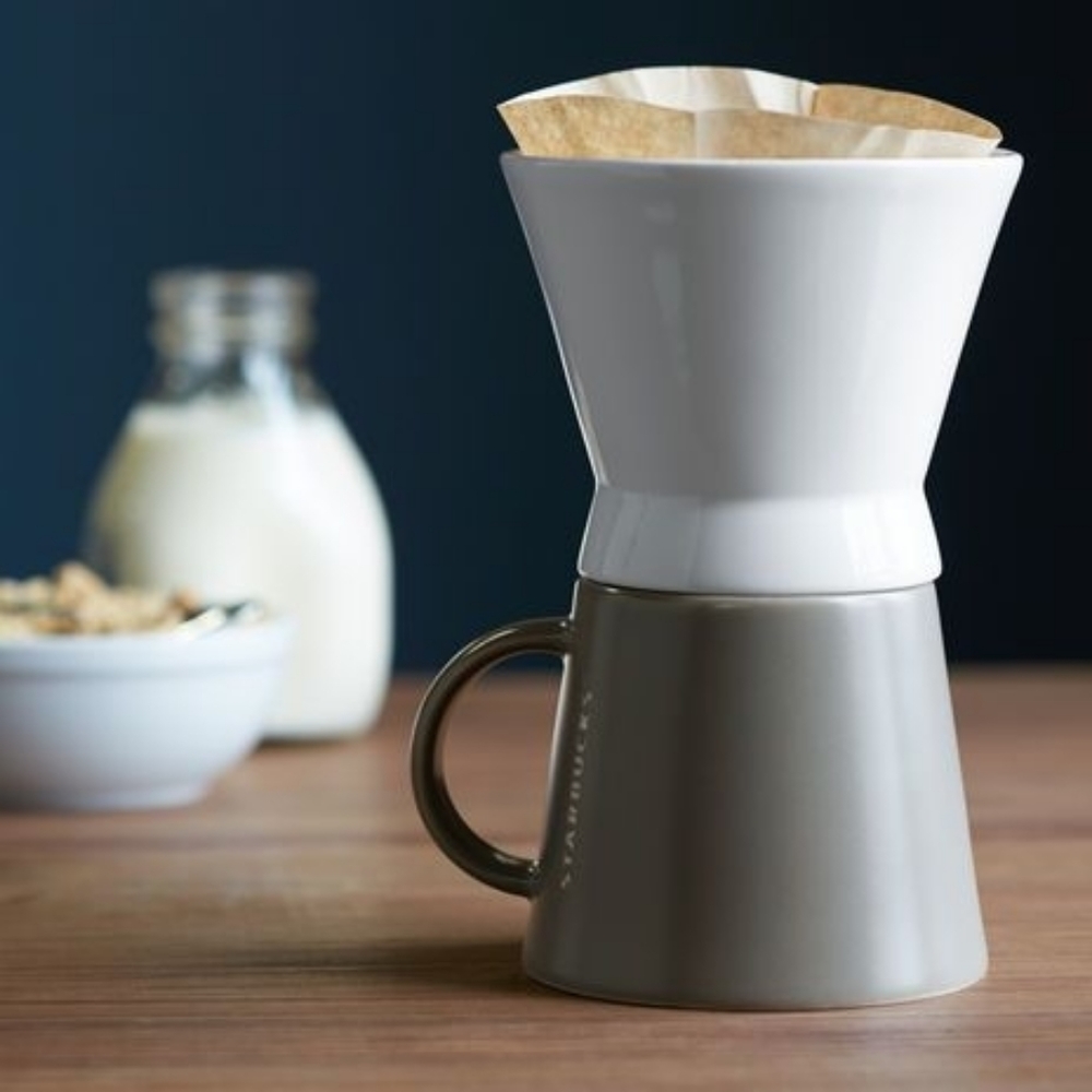 SOLD STARBUCKS Engraved Tapered Coffee Mug
